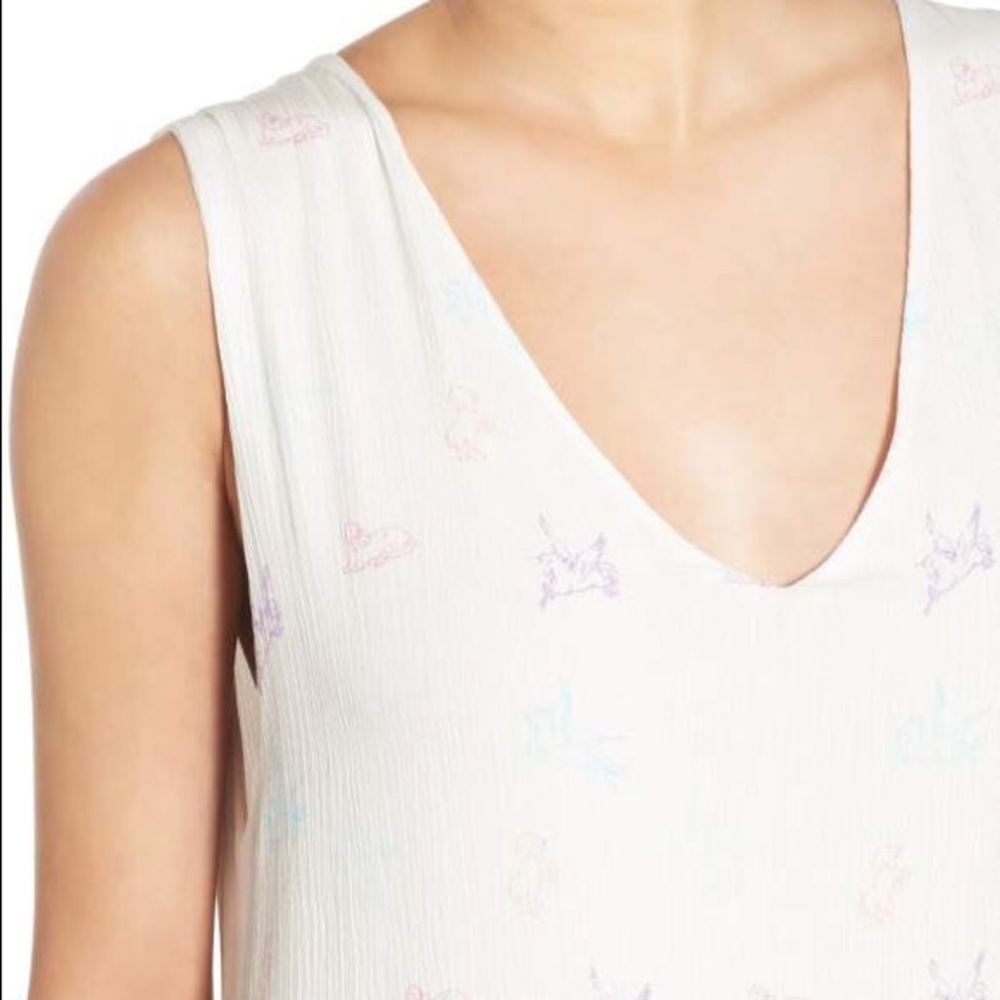 Unicorn Print Gauze Maxi Dress — Perfect condition